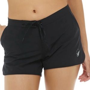 Body Glove Women's Blacks Beach Vapor Board Short Size XL NWT Black Swim Bottoms